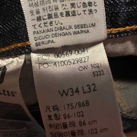 Levi's 569 LOOSE STRAIGHT FIT MEN'S JEANS 34x32 - Picture 8 of 9